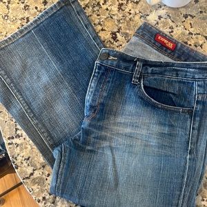 Express Mia boot leg jeans